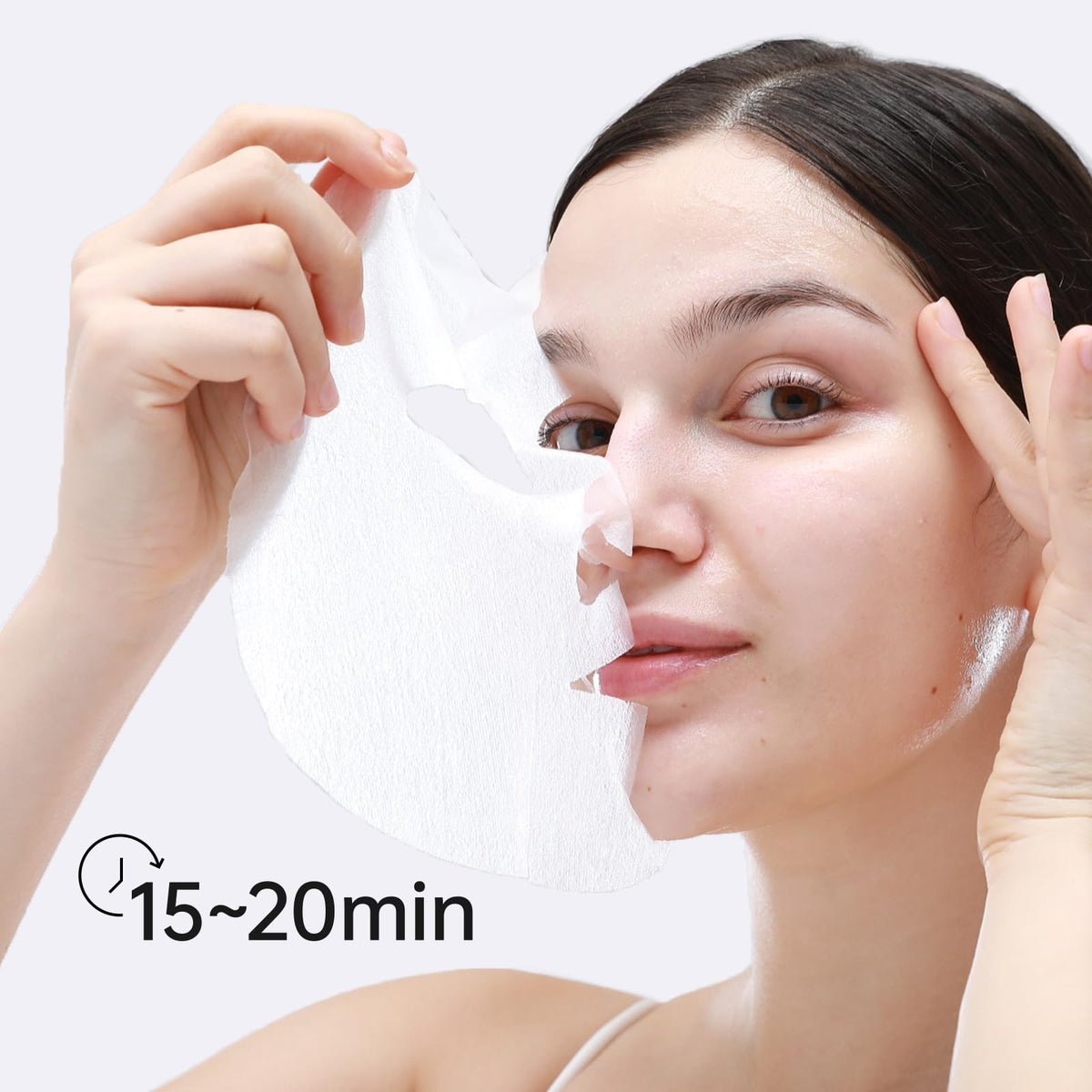 +WIS+ centella asiatica mask close-up emphasizes collagen support and barrier repair.