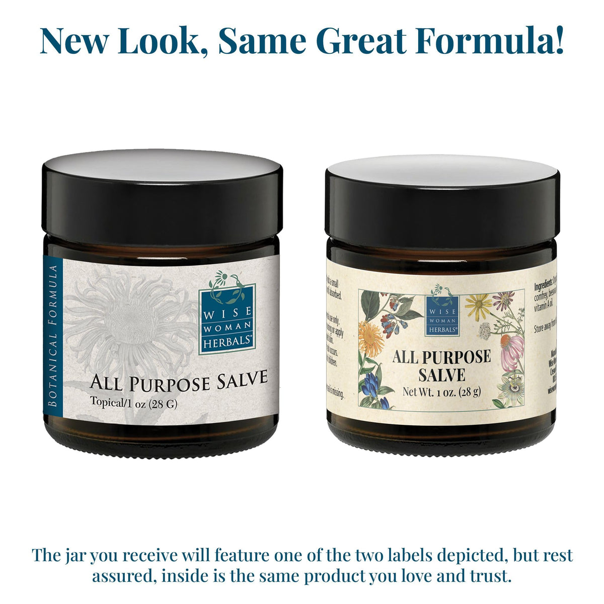 Wise Woman Herbals salve being rubbed in for gentle skin care