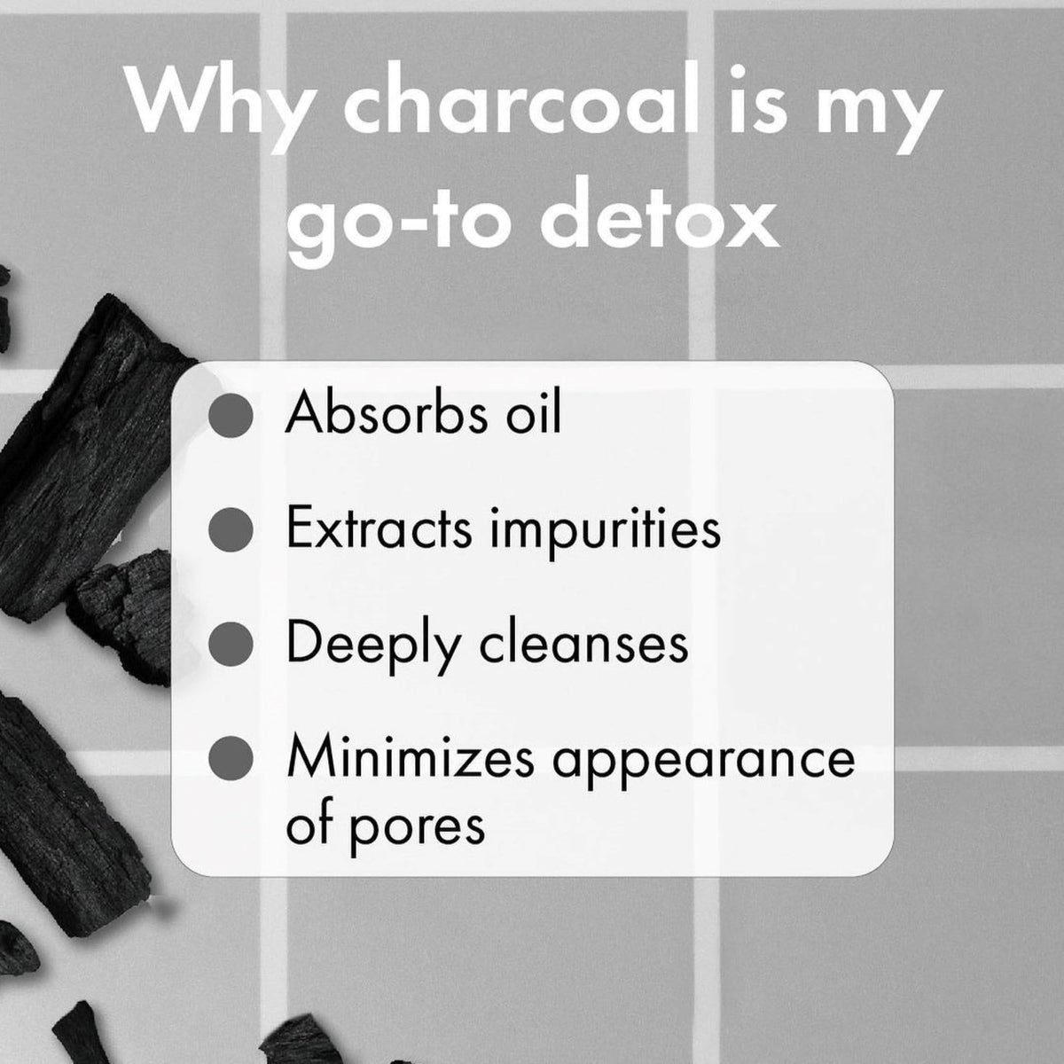 Wishful Yo Detox Charcoal packaging highlights convenient, travel-friendly routine