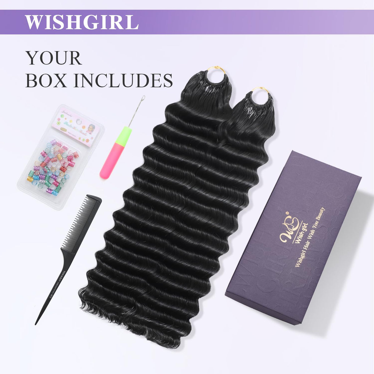 WishGIRL 120g per bundle for fuller head coverage and volume