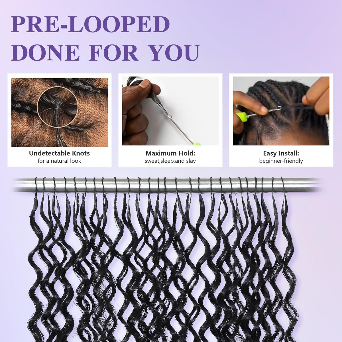 WishGIRL durable, reusable hair extensions with long-lasting bounce