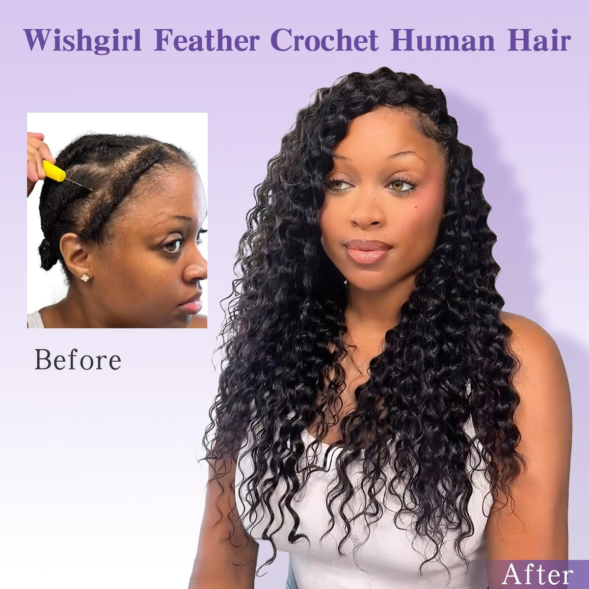 WishGIRL pre-separated crochet bundles designed for quick, tangle-free installation