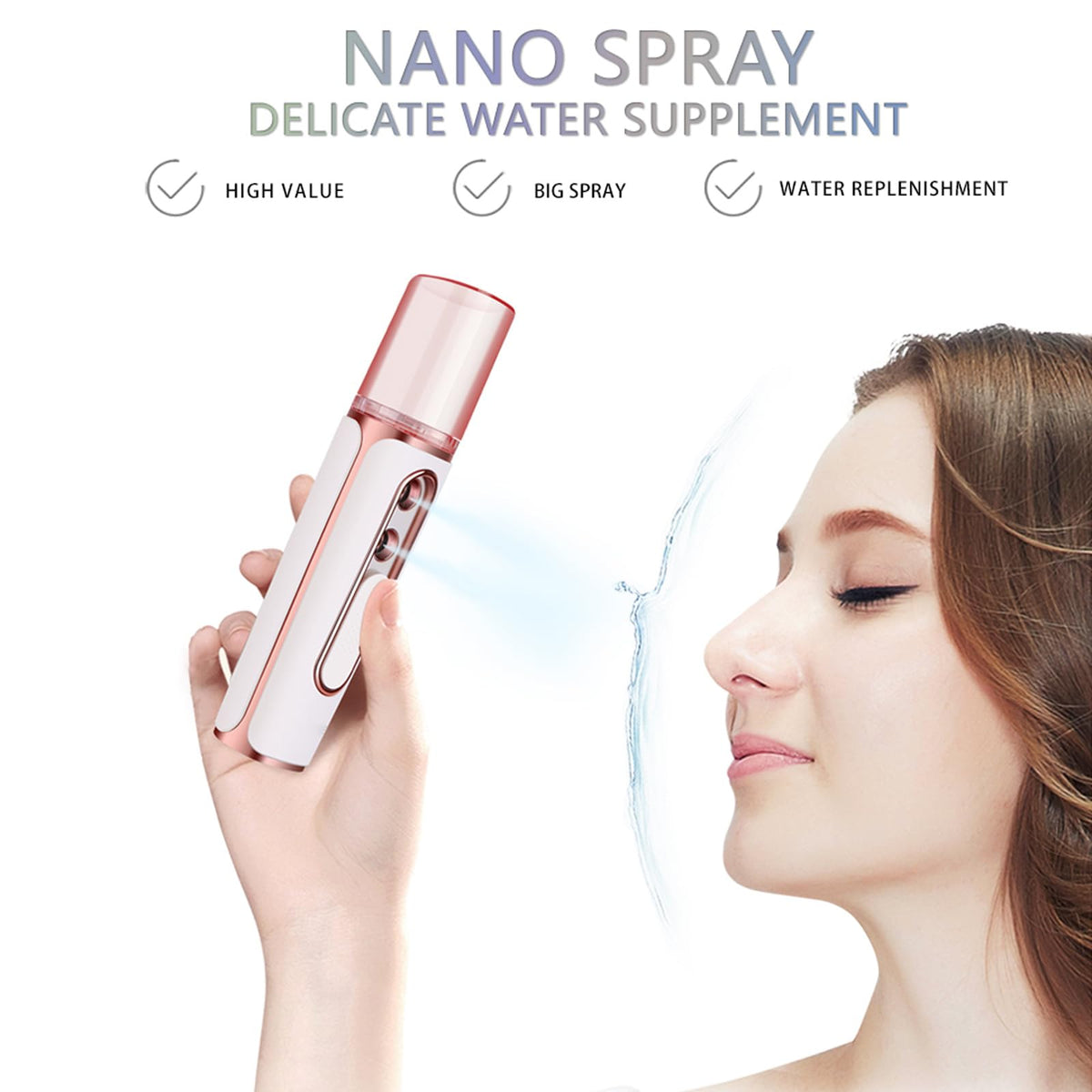 Withthesun Nano Mister compact design for easy travel and daily use.