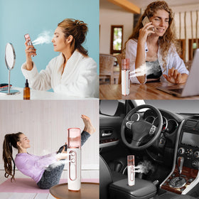 Withthesun Nano Mister USB rechargeable battery for on-the-go hydration.