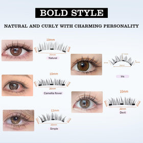 Meylora lash magnets provide secure hold at the lash line.