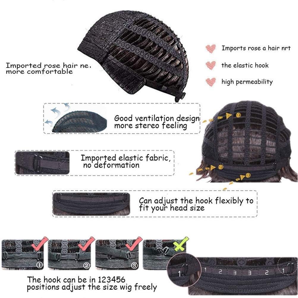 Box includes wig and cap for quick wear out of the box