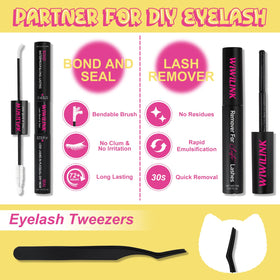 WiWiLINK applicator tool enables accurate, simple DIY lash placement.