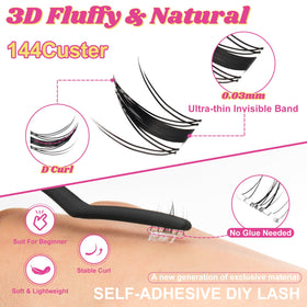 WiWiLINK Manga Lash Clusters lash sealer providing waterproofing and longer wear