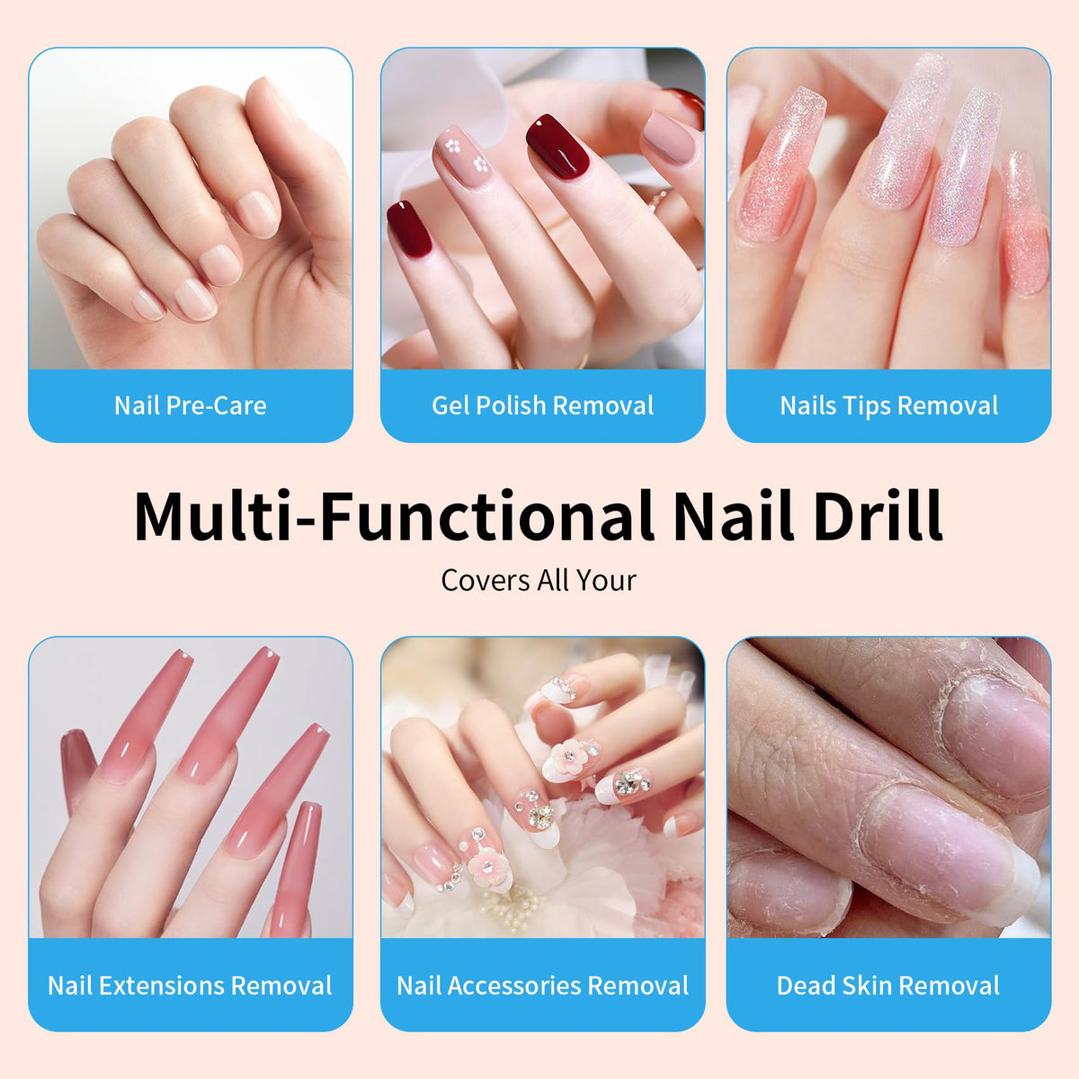 Wiyuam Low-Noise design provides a quiet manicure environment.