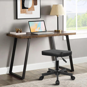 WKWKER height-adjustable stool shown at range 17.7 to 23.4 inches
