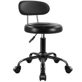 WKWKER rolling stool seat with cushioned padding for comfort during long tasks