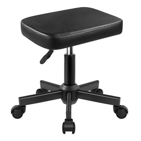 WKWKER rolling stool with square seat for compact home offices and spaces