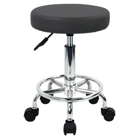 WKWKER round rolling stool with wheels provides smooth mobility across workspaces.