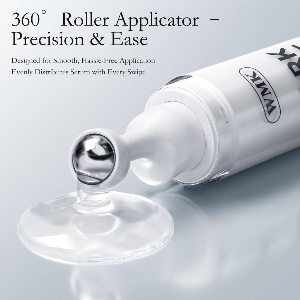 WMK remover texture close-up highlights lightweight, non-sticky feel