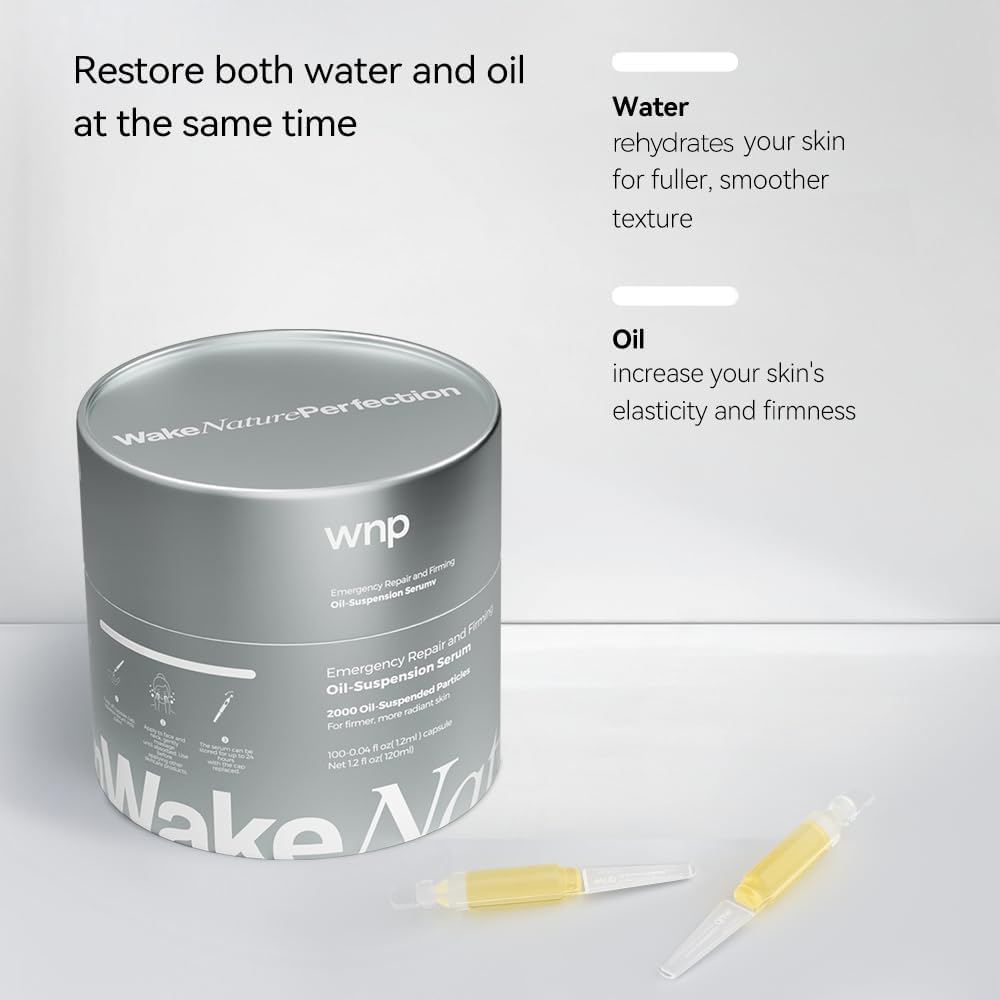WNP Collagen Serum used as makeup primer for smoother foundation