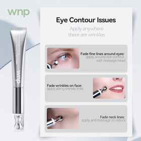 WNP Eye Cream reduces eye bags with fast-absorbing, lightweight hydration.