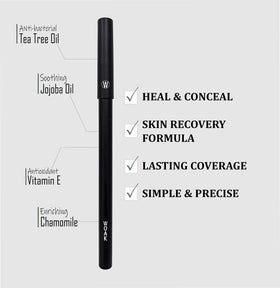 WOAK Stealth Fighter Pen tea tree oil feature for soothing care.