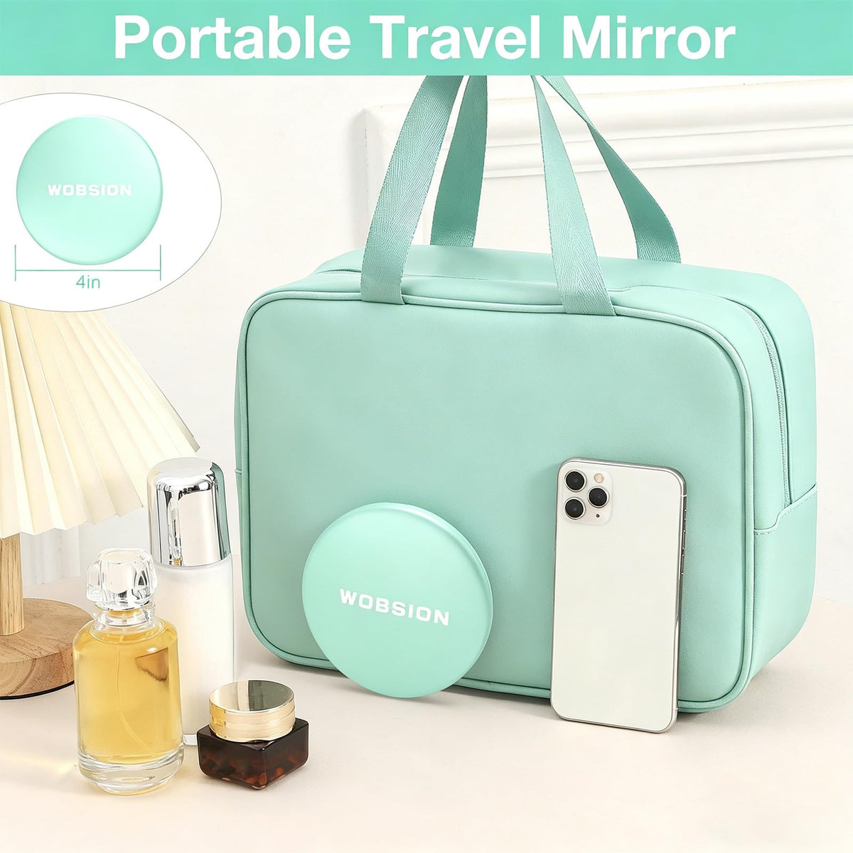 WOBSION rechargeable Type-C charging for travel-ready power