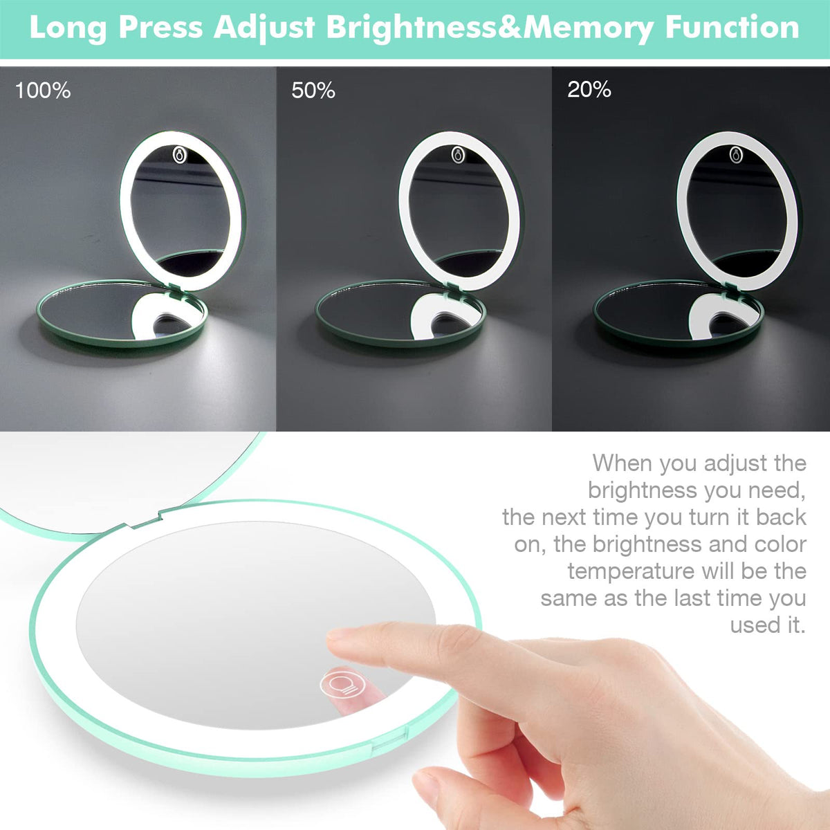 WOBSION touch dimming button enables easy brightness control