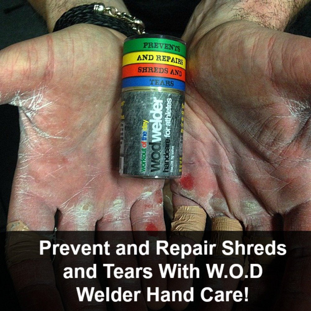 WOD Welder all-natural ingredients label close-up implying clean, effective hand care