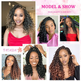 Wodun Goddess Box Braids 10 inch full-head look for style inspiration.