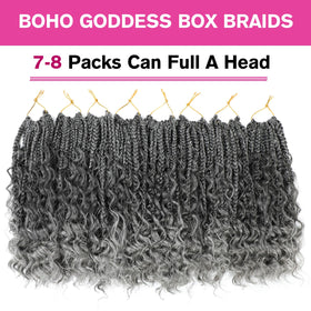 Wodun Goddess Box Braids texture close-up showing smooth fibers.
