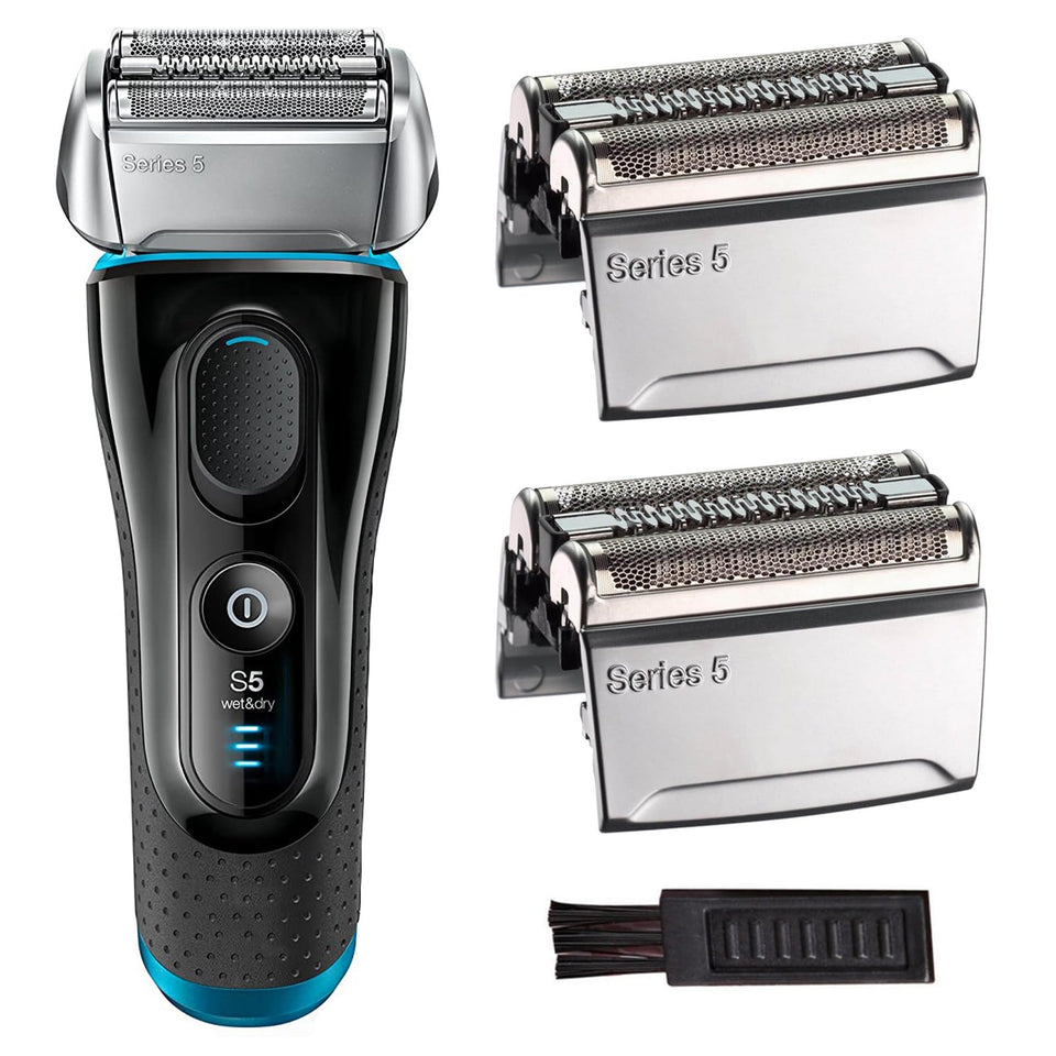 WOERGG Series 5 52S replacement head close-up showing precision foils for a smooth shave