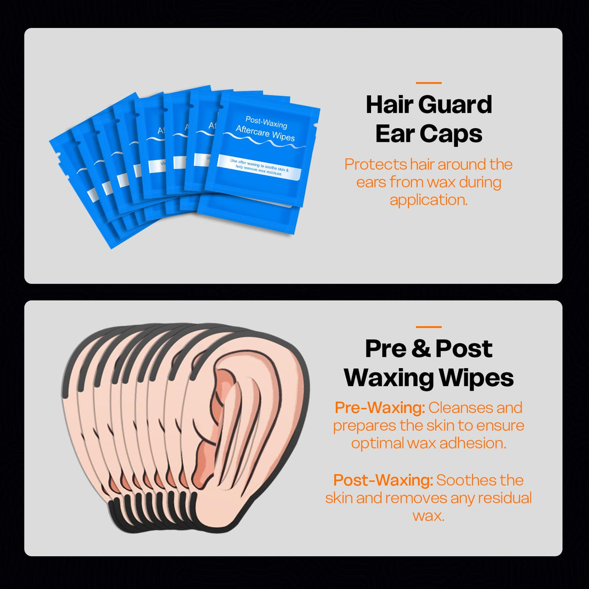 Wokaar complete-wax-kit-packaging highlights all-in-one convenience.