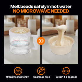 Wokaar eyebrow-wax-kit helps shape with a smooth finish.