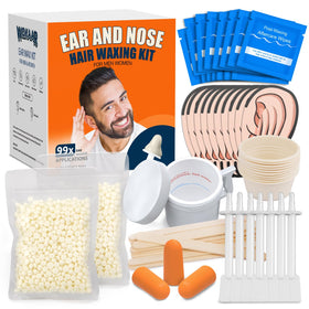 Wokaar nose-hair-wax-beads for painless, long-lasting grooming.