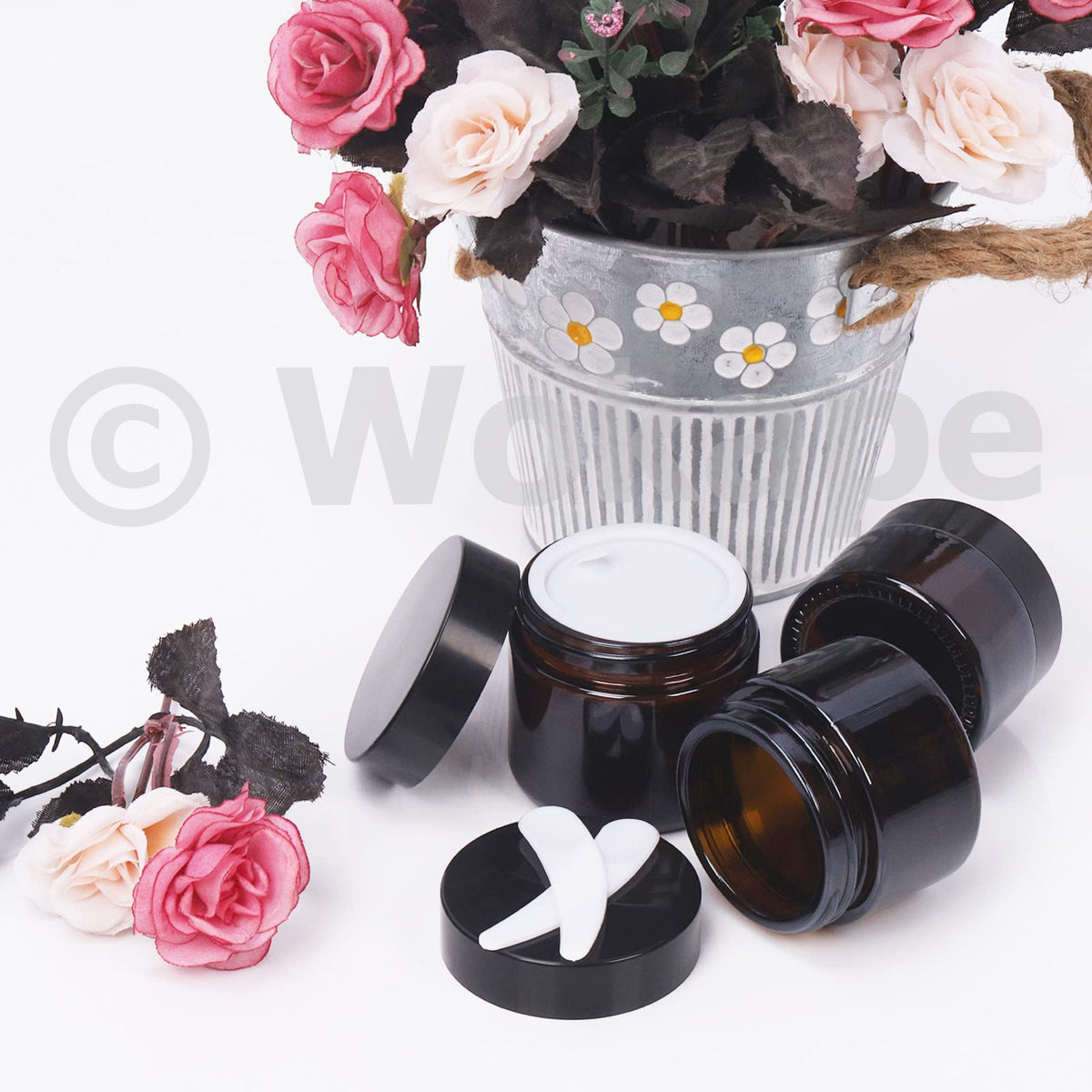 Wokape 50-piece set ideal for samples, travel kits, and home use.