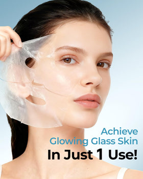 Wokatta hydrogel mask releases collagen essence for quick moisture delivery.