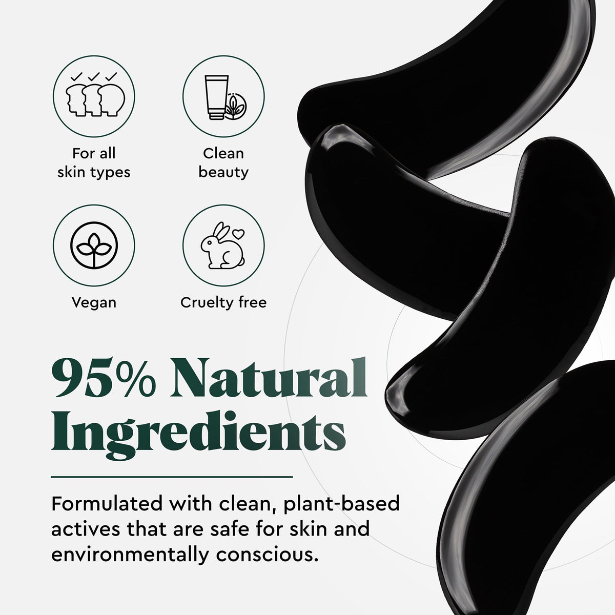 Using The Wolf Project patches yields a hydrated and brighter under-eye area.
