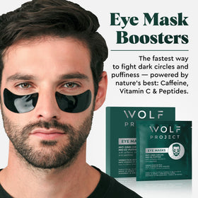 The Wolf Project hydrogel patches provide a cooling gel appearance.
