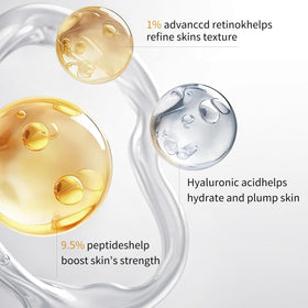 Wollet NAD+ peptide serum on skin during use, highlighting deep hydration.