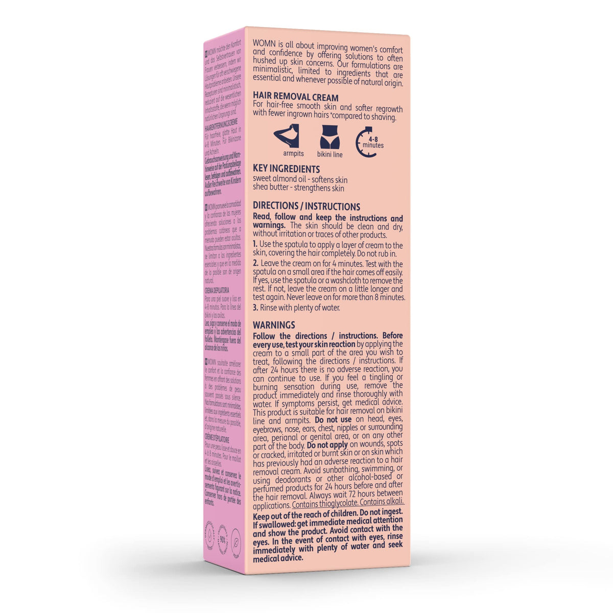 Womn dermatologist-tested care with soothing oils for softness.