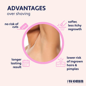 Womn cream enriched with almond oil and shea butter for moisturized skin.