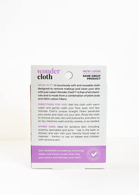 Wonder Cloth soft-fiber close-up highlighting gentle exfoliation for smoother skin.
