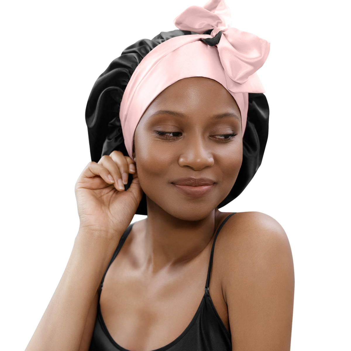 Gift-ready silk bonnet perfect for self-care or gifting occasions