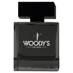 Woody's Cologne bottle front view, ideal for daily wear and refined scent.
