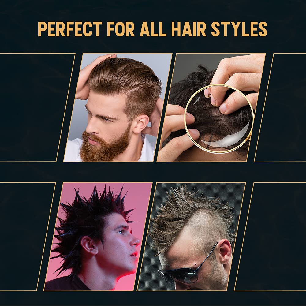 Woody's Hair Gel works across all hair types and lengths