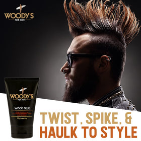 Woody's Hair Gel quick-dry formula sets fast for instant styling