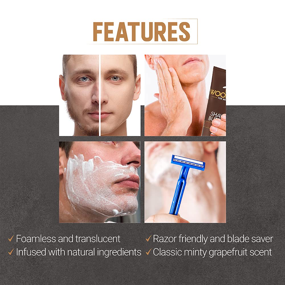 Woody's Shave Butter in a morning routine setup suggesting a calm post-shave ritual