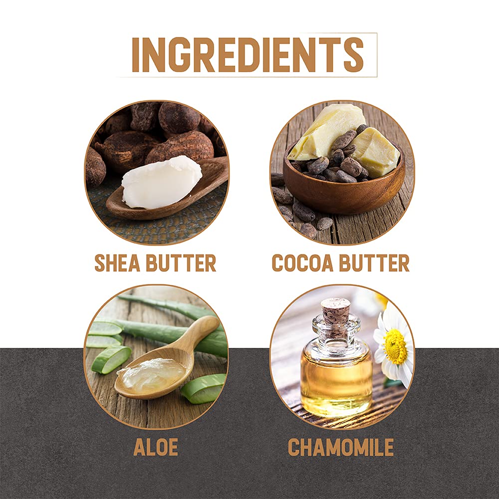 Woody's Shave Butter soothing post-shave skin after use