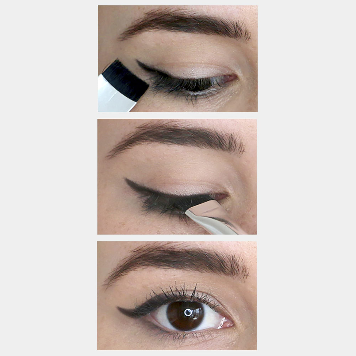Woosh Arc Brush cut crease stamping defines the crease with control.