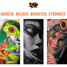 World Famous Tattoo Ink tamper-proof label helps professionals verify packaging.