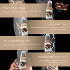 World Famous vegan ink bottle close-up showing purity and safety