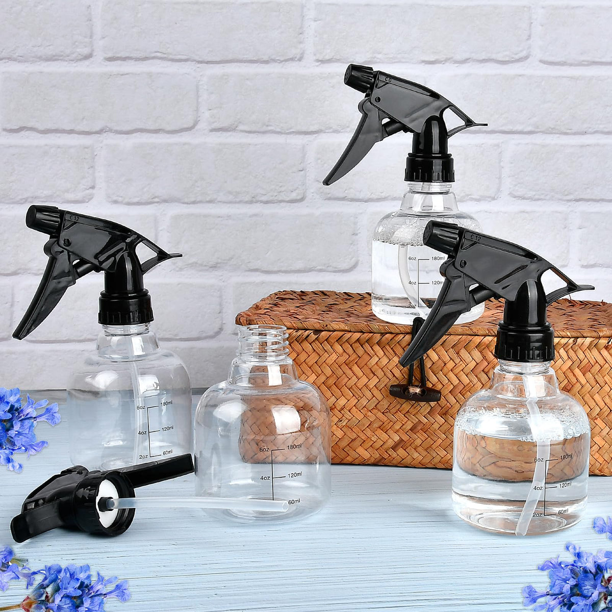 Worldity 8 oz spray bottle for gardening and plant care applications.