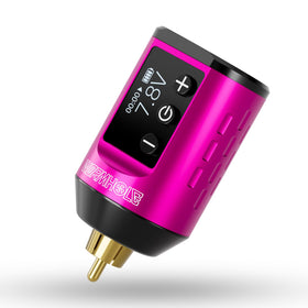 Wormhole Tattoo Battery Pack 1500mAh powers standard RCA tattoo pens with reliable endurance.