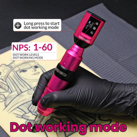Wormhole Tattoo Battery Pack connects via standard RCA for most pens.